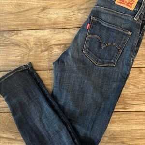 Levi's Indigo High-Rise Skinny Jeans